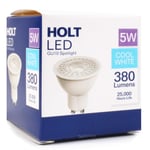 5X 5W Cool White LED Spotlight Light Bulb GU10 380 Lumens A++ Energy Efficient 4000k 240V