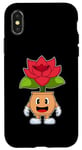 iPhone X/XS Plant pot Rose Flower Case