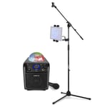 SBS50B Karaoke Set For Kids with Microphone Tablet Stand, Bluetooth Audio