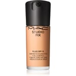 MAC Cosmetics Studio Fix Fluid SPF 15 24HR Matte Foundation + Oil Control Matterende foundation SPF 15 Skygge NW15 30 ml