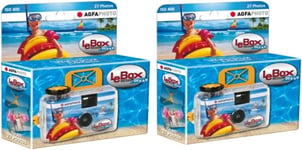 Agfa Photo LeBox Ocean Single Use Camera (Pack of 2)