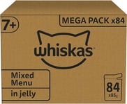 Whiskas Sélection aux Poissons en Gelée – Nourriture humide pour chat 1+–  Alimentation complète en sachets fraîcheur – 48 x 100 g : :  Animalerie