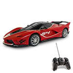 Mondo Motors 63605 Machine radiocommandée Ferrari R/C modèle FXX K EVO à l'échelle 1/24 – Voiture Jeu pour enfant – Rouge