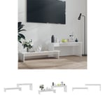 The Living Store TV-bänk vit högglans 180x30x43 cm konstruerat trä -  TV-bänkar