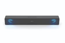 Groov-e Compact SOUNDBAR 20 Bluetooth Speaker System for TV Home Theatre Black