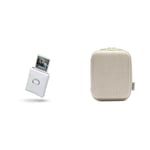 instax SQUARE Link smartphone printers & Square Link Smartphone Printer case, Woven Ivory