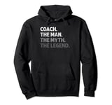 Vintage Coach THE MAN THE MYTH THE LEGEND Sports Pullover Hoodie