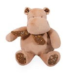 Histoire d'Ours - Peluche Hippopotame - Hippo Bandana - Beige - 22 Cm - Peluche Douce et Mignonne pour les Calins - Idée Cadeau de Naissance et Anniversaire pour Fille et Garçon - L'HIPPO - HO3175