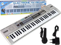 Leantoys Keyboard Mq-6110 Mikrofon Organki 61 Klawiszy Lean Toys