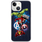 ERT GROUP Marvel Avengers Coque de téléphone conçue pour iPhone 13 6,1 Pouces TPU Antichoc Coque de Protection Bords surélevés Résistant aux Rayures Design Avengers