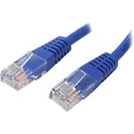 StarTech.com Cat5e Ethernet Cable - 5 ft - Blue - Patch Cable - Molded Cat5e Cable - Short Network Cable - Ethernet Cord - Cat 5e Cable - 5ft (M45PATCH5BL)