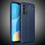 Oppo OPPO A16s Leather Texture Case Navy