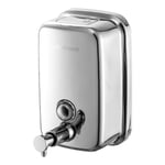 interhasa! Hand Soap Dispenser Wall Mounted Touchless Stainless Steel Liquid Dispenser For Kitchen Sink and Bathroom 500 ml