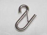Large S Shaped Hooks Stainless Steel with Latch 9.5MM (Safety Hanging Marine)