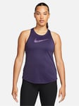 Nike Dri-Fit Swoosh Running Tank Top - Purple