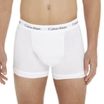 Calvin Klein Kalsonger 9P Cotton Stretch Trunks Vit bomull Large Herr