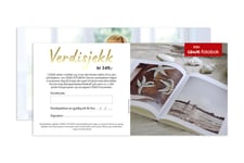 Verdisjekk CEWE FOTOBOK verdi 349,-