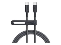Anker Powerline 544 - Usb-Kabel - 24 Pin Usb-C (Hane) Till 24 Pin Usb-C (Hane) - 1.83 M - Snabbladdning, Usb Power Delivery (140W) - Fantomsvart
