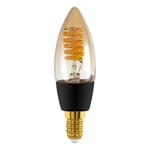 EGLO - E14 C35 Spiral LED Lampa - Amber - Tunable White - Zigbee & Bluetooth