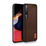MOFI Case for Xiaomi Mi 10 5G (2020), Xiaomi 10 Phone Case Shockproof [ Soft Silicone Bumper ] [ Hard Back ] [ Full Body Protection ] Case for Xiaomi Mi10 5G (2020) 6.67" - Coffee