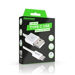 Daewoo 3 Metre USB Type C Fast Charge Cable for Date & Sync Connection, Power Level 5V 2.1A, Use with Compatible Adaptor