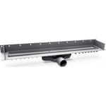 Purus Line Xtra låg 900 mm avloppskanal Ø50 mm horisontell