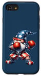 iPhone SE (2020) / 7 / 8 America Gnome Dad In Retro Boxing Shoes For Patriotic Boxer Case