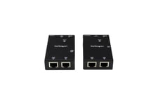 StarTech.com HDMI Over CAT5e / CAT6 Extender with Power Over Cable - 165 ft (50m) HDMI Video/Audio Over Dual Ethernet Cable Extender (ST121SHD50) - video/audio ekspander