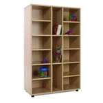 Mobeduc Shelving Storage with 15 Compartments, 90 x 147 x 40 cm