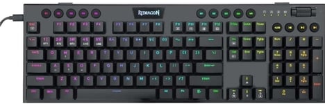 Tangentbord Redragon Redragon K618 Horus Rgb Bt 2.4G Blue