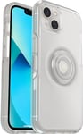 OtterBox Otter + POP Symmetry Clear Series Case for iPhone 13 - Clear POP (Clear)