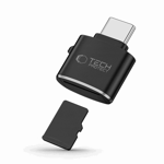 Tech-Protect Ultraboost Type-C till Kortläsare Micro Sd/Tf - Svart