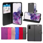 Case For Galaxy S20 Plus 5G Black Wallet Flip PU Leather Stand Card Slot Pouch Compatible With Galaxy S20 Plus 5G Phone Cover