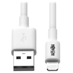 Tripp Lite M100-006-WH USB-A to lightening Sync/Charge Cable (M/M) - MFi Cert...