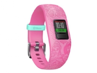 Garmin vívofit jr 2 - Disney Princess - aktivitetssporer med bånd - silikon - rosa - håndleddstørrelse: 130-175 mm - Bluetooth - 24.1 g