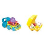 Toomies E73251 Tomy Chase & Roll Raptors, Push-Along, Dinosaur Children & TOMY Hide and Squeak Eggs, Educational Shape Sorter, Toddler & Kids Toy, Suitable For 6 Months & 1, 2 & 3 Year Old