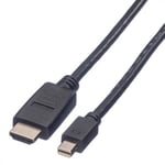 Premium mini DisplayPort till HDMI-kabel - Full HD 1920 x 1200 2 m