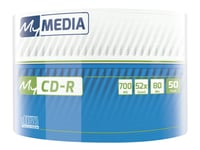 Verbatim Mymedia - 50 X Cd-R (80 Min) - Tryckbar Yta För Bläckstråleskrivare - Spindel