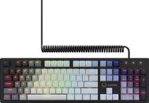 Lorgar Azar 514, Mechanical Gaming Keyboard, Rgb Backlight, 18 Modes, Usb-C, White