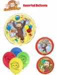 Licensed Curious George Balloons Party Ware Decoration Novelty Gift Helium Air