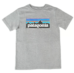 Patagonia Regenerative Organic Certified Cotton P-6 Logo T-Shirt barn Gravel Heather w/ White XL (14) 2022