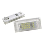 12V 6W LED Nummer Nummerskylt ljus Lampa För E46 Sedan Sedan Biltillbehör