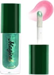 Color Change Lip Oil,Glimmers Glow Lipstick - Moisturizing Lipstick Green Temper