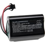 Batterie compatible avec Ecovacs D36A, D36B, D36C, D36E, DA60, DA611, DB35 aspirateur, robot électroménager (3400mAh, 10,8V, Li-ion) - Vhbw