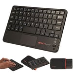 TECHGEAR [Active Strike Pro (Mini) Slim Bluetooth Wireless UK QWERTY Keyboard with Mouse Touchpad for Samsung Galaxy Tab E 9.6" SM-T560 Series (Included Keyboard Carry case)