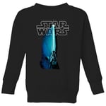 Star Wars Classic Lightsaber Kids' Sweatshirt - Black - 7-8 ans - Noir