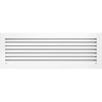 KRATKI Grille de Ventilation Fresh | 17x49cm | Blanc | Grille à air Chaud avec Lames en Acier | Grille d'extraction pour Ventilation de cheminée | pour Chaque Type d'intérieur
