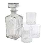 Whiskykaraff med 4 Whiskyglas