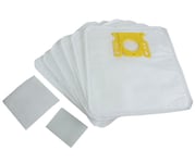 5 Premium Quality Replacement Microfibre Dust Bags For Miele KK Vacuum Cleaners