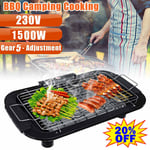 2023 New Electric Table Top Grill BBQ Barbecue Garden Camping cooking